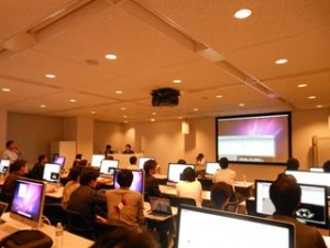OsiriXハンズオンの様子です。