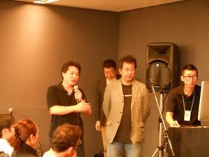 プレゼンテーションの様子です。